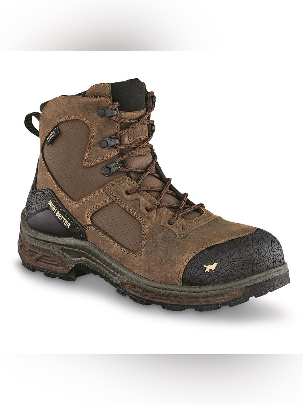 Irish Setter Men's Kasota Waterproof 6" Side Zip Safety Toe Work Boots